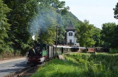 Volle Fahrt voraus mit der Zuckertüte in Richtung Moritzburg.