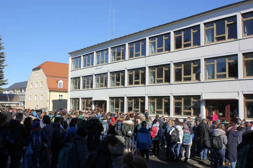 Seit Anfang März lernen die Schüler im neuen Schulgebäude. Am 29. März kann es bei der öffentlichen Einweihungsfeier besichtigt werden. Foto: Evang. Zinzendorfschulen Herrnhut