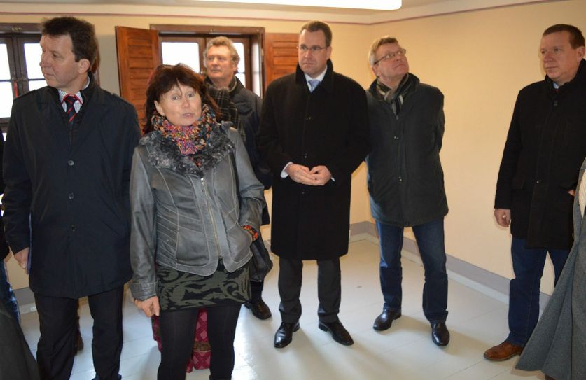 Noch sind die Räume leer, doch bald wurden hier Museumsstücke aus der Stadtgeschichte Uebigaus ausziehen, versicherte die Vorsitze des Heimatvereins Carmen Lademann. Foto: Landkreisverwaltung Elbe-Elster