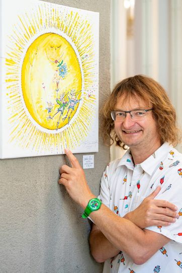 Kay Leonhardt steuert exklusiv sein Werk »Sonnige Zeiten« bei (Mindestgebot: 300 Euro). Foto:  privat