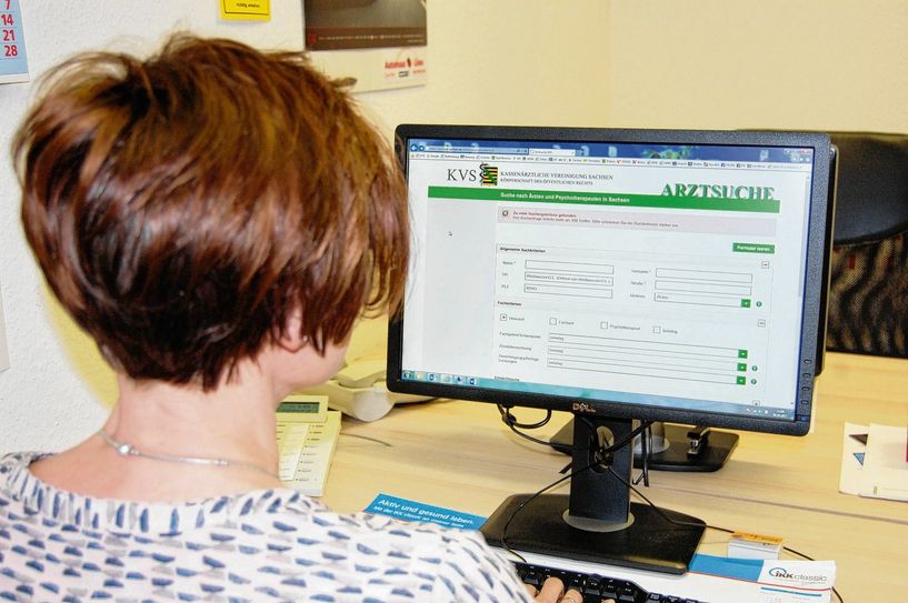 Auf der Website der Kassenärztlichen Vereinigung gibt es die Möglichkeit, nach Hausärzten zu suchen: www.kvs-sachsen.de/arztsuche/  Foto: Keil