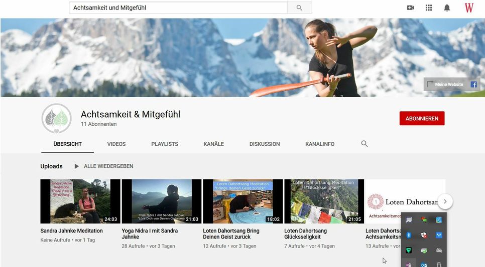 Ein Youtube-Kanal ist bereits angelegt, die ersten Video sind online. Hier sollen jetzt mehr und mehr Videos online gehen, die Hilfestellungen in Sachen Konfliktbewältigung geben. Screenshot: Youtube