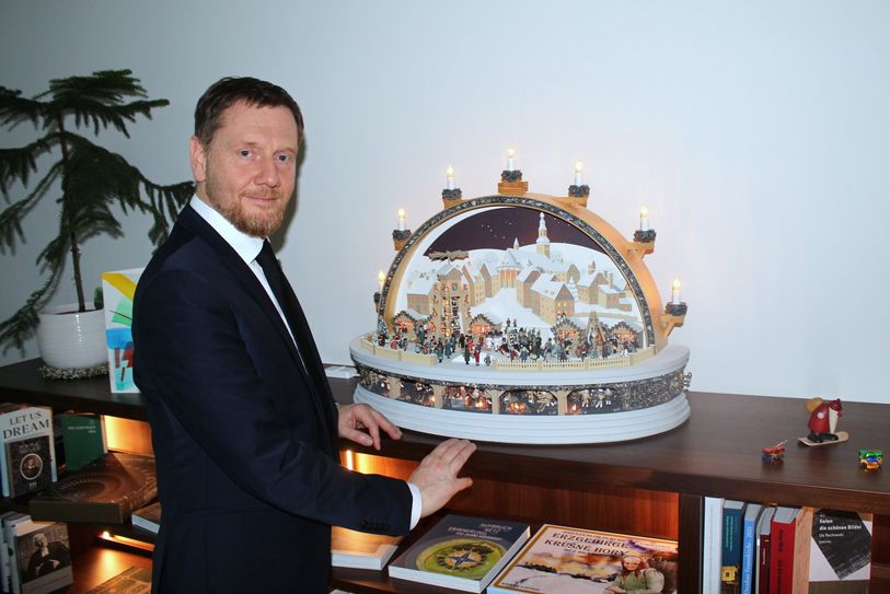 Michael Kretschmer wünscht den Sachsen ein friedliches Jahr 2025 und setzt auf das Verbindende zwischen den Menschen.