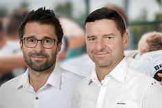 Die Vizepräsidenten Sven Johne (links) und Steffen Pech äußern sich im Interview über Budissa Bautzen.