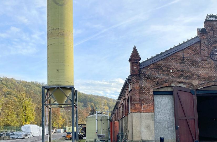 Salzsilo auf dem Bauhofgelände soll im nächsten Jahr erneuert werden.