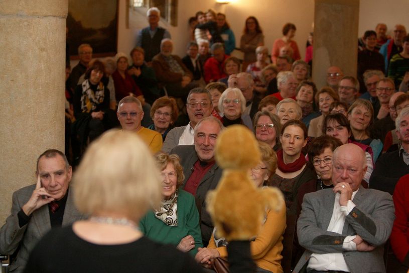 Volles Haus zur Eröffnung der Ausstellung über Heinz Fülfe. Foto: Daniel Förster