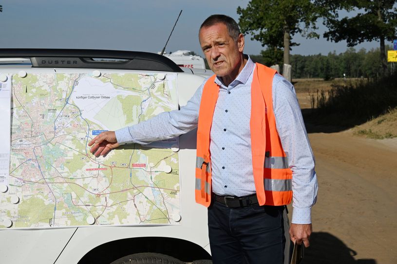 Steffen Kleiner, Regionalleiter Süd des Landesbetriebes Straßenwesen Brandenburg.