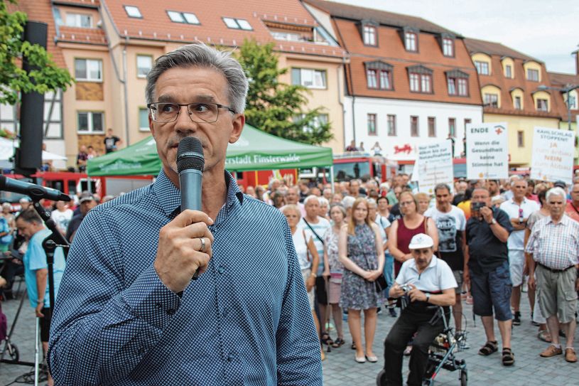 Bürgermeister Jörg Gampe will mit den Sängerstädtern und seinen verbündeten Bürgermeistern weiter am »3+1-Konzept« rütteln.  Foto:wit