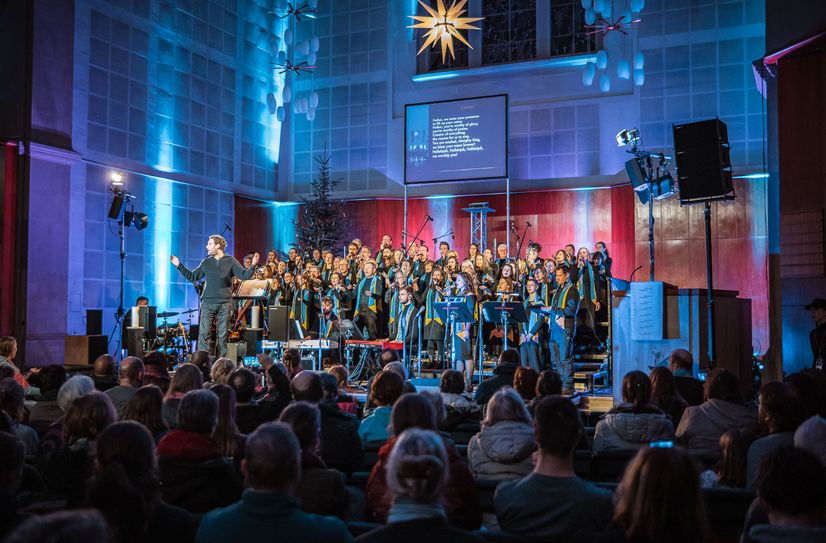 Der Gospelchor der Gospelnight Dresden feiert in diesem Jahr die Familie.