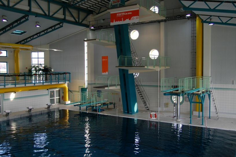Schwimmhalle in Riesa ist wieder geöffnet. Foto: Archiv
