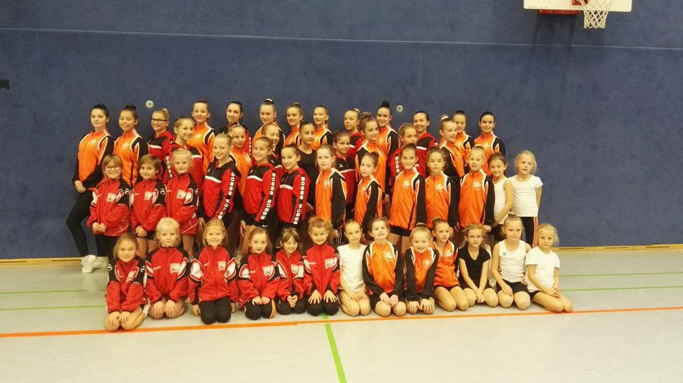 Alle Teilnehmer am Landeskadertest in Riesa. Foto: Verein