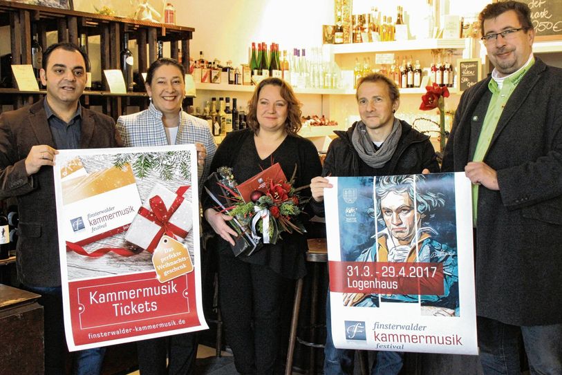 Start des Ticketverkaufes mit Nassib Ahmadieh,  Iris Schreiber, Antje Drößigk, Steffen Kazmirczak und Veit Klaue.