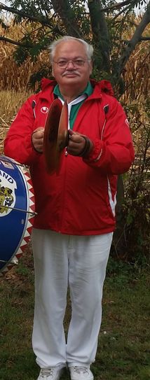 Günther Breitfeld bei einem Auftritt. Foto: Spielmannszug Ortrand e.V.