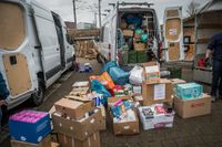 Jede Menge Hilfsgüter wurden gespendet.