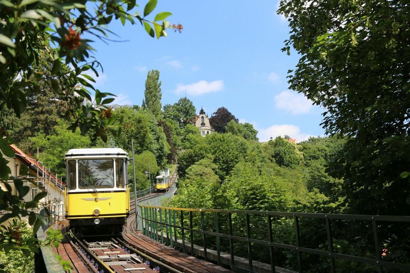 Ab 15. Juni bis Februar 2021 pausiert die Standseilbahn. Foto: DVB