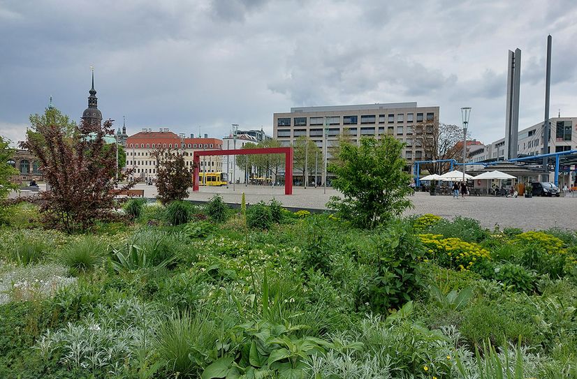 Für diese Perspektive muss der Fotograf auf dem Postplatz schon einen Blick haben.