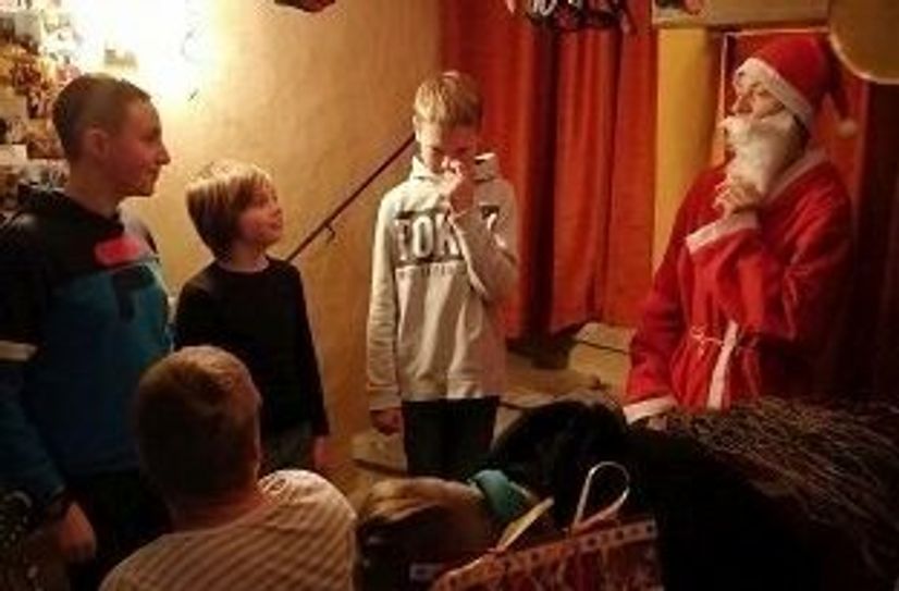 Auch der Weihnachtsmann war da.