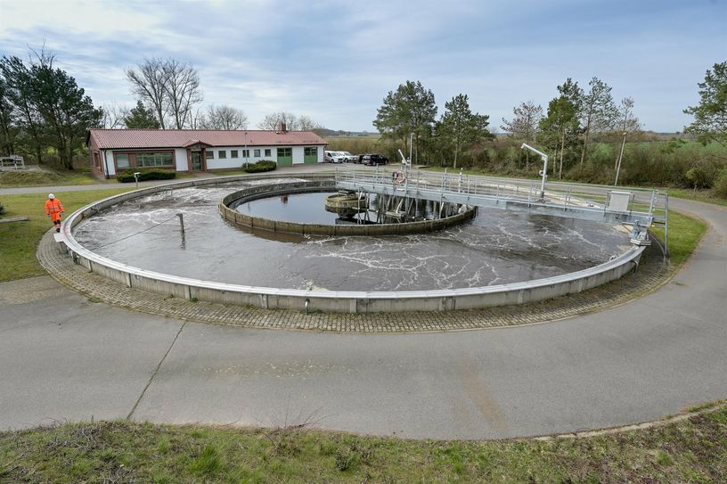 Kläranlage in Schlieben.