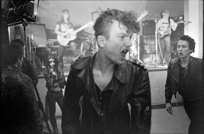 Konzert mit Groovy Droopy Eyes, 1. April 1990, Konsumgaststätte Lugau.