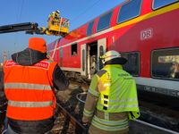 Auf dem Cottbuser Bahnhofsgelände hat es in einem Waggon gebrannt.