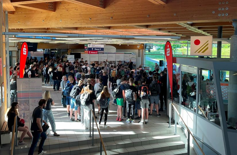 Beim Talentparcours war richtig viel los.