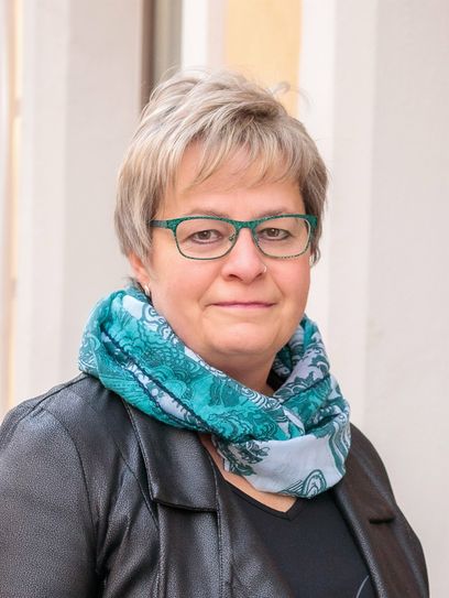 Die Oberbürgermeister-Kandidatin Andrea Kubank