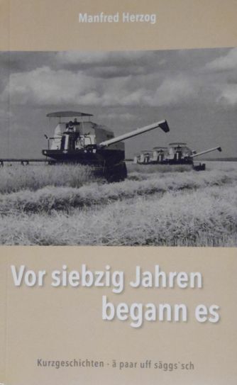 Titelbild des Buches „Vor siebzig Jahren begann es“   Kurzgeschichten  Repro: Wo