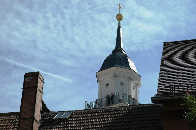 ...oder dieser Blick über den Dächern der Stadt.