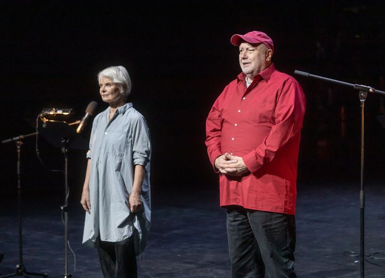 Julia von Sell und Thomas Thieme bei der konzertanten Lesung »Kleist K.o.«