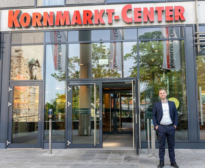 Alexander Kuckshaus hat seit September vergangenen Jahres die Verantwortung im Kornmarkt-Center übernommen.