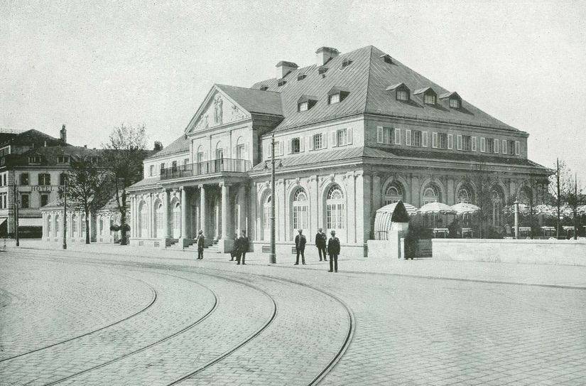 Italienisches Dörfchen, Ansicht von Südost (1912).