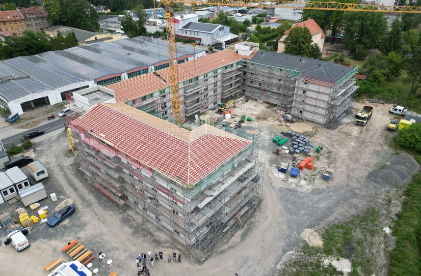 Blick aus der Luft.