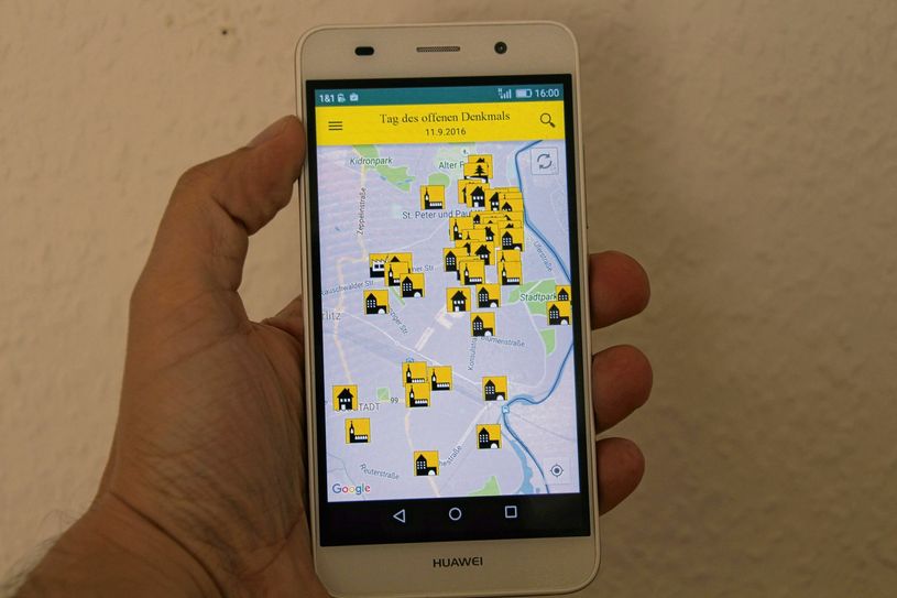 Eine Karte mit allen offenen Denkmalen direkt auf‘s Handy gibt‘s via App. Foto: Keil
