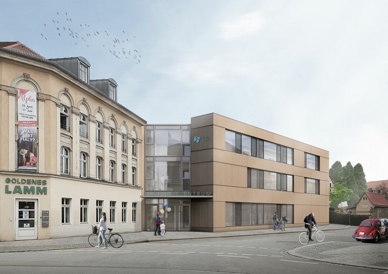 Mit Beginn des neuen Schuljahres 2022/23 soll der Neubau fertig sein.