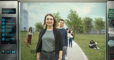 Bei einer virtuellen Fahrstuhl-Fahrt lassen sich das Leben und die Studienmöglichkeiten an der BTU erkunden. Die 3D-Modelle entstanden alle aus Fotos echter Studierender und Angestellter der BTU. Screenshot: asl