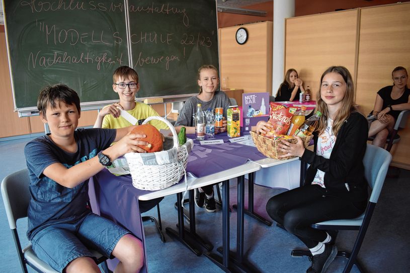 Schüler der 7. Klassenstufe konnten viel in Sachen Nachhaltigkeit und Klimaschutz lernen.