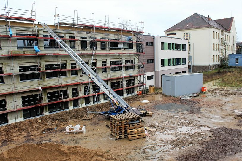 Bessere Lernbedingungen warten künftig auf die Schüler und Lehrer der Wilhelmine-Reichard-Schule in Döhlen.