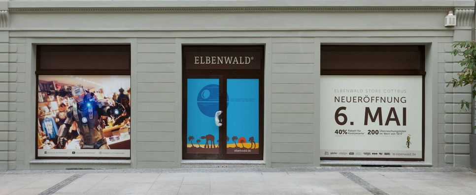 Am Samstag wird der Elbenwald-Store Cottbus eröffnet. Er befindet sich in der Sprem in einem ehemaligen Sportgeschäft, das in den letzten Wochen aufwändig umgebaut wurde. Foto: Elbenwald