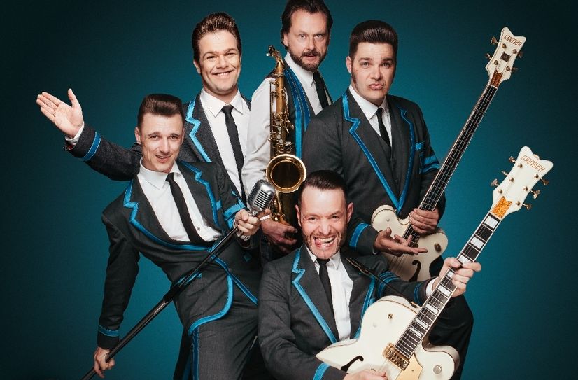 Auf der Setlist stehen die großen 50er-Jahre-Hits von Elvis Presley, Chuck Berry oder Bill Haley, von Jerry Lee Lewis, Fats Domino oder den Beach Boys.