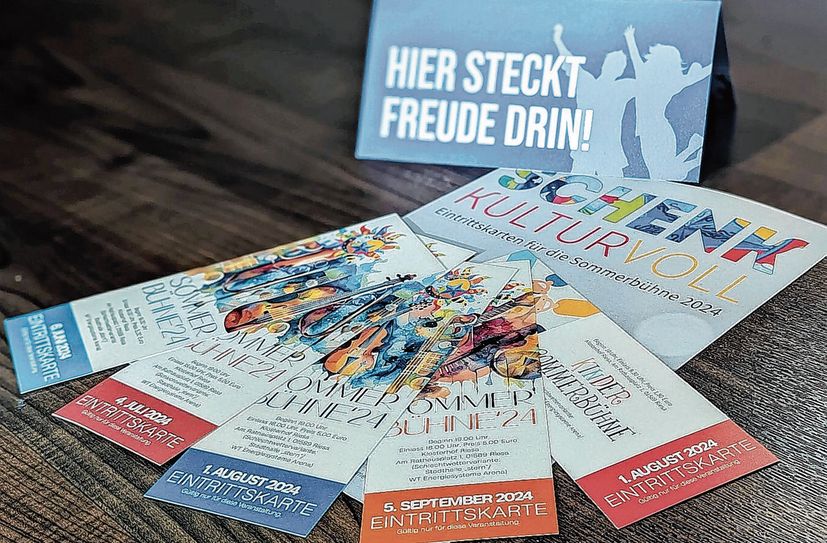 Tickets für die Sommerbühne 2024 bereits jetzt in der Riesa Information erhältlich.