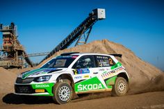 Nach seinem erfolgreichen Premierenjahr in der FIA Rallye-Europameisterschaft (ERC) will Fabian Kreim (D) auch bei der Lausitz-Rallye auf Schotter glänzen. Foto: ŠKODA AUTO Deutschland GmbH