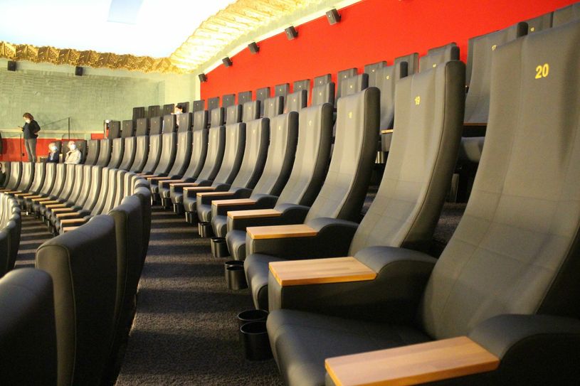 Der Rang im großen Saal bietet 121 Sitzplätze. Foto: Keil
