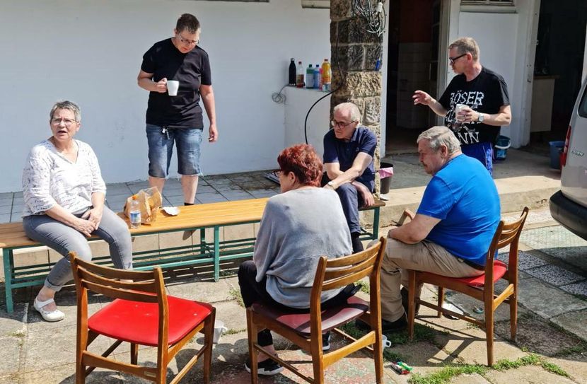 Bis 20. Juli wurde geputzt und eingeräumt, seit 21. Juli hat die Radebeuler Tafel hier jeden Mittwoch geöffnet. Foto: Radebeuler Tafel e.V.