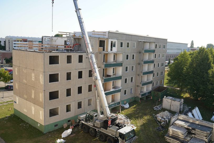 Baubeginn an der Robert-Schumann-Straße, Projekt „Wohnen an den Gärten“. Foto: WIS Wohnungsbaugesellschaft im Spreewald mbH
