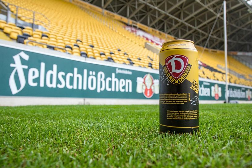 Signierte Feldschlößchen-Dynamo-Editionsdose Nr.6