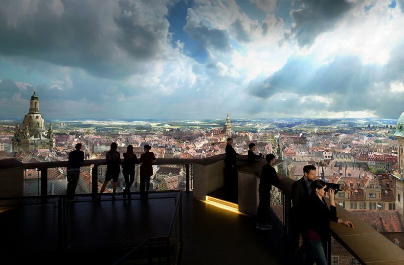 Panorama: Auf 3000 Quadratmeter 300 Jahre zurück - eine Zeitreise ins legendäre barocke Dresden.