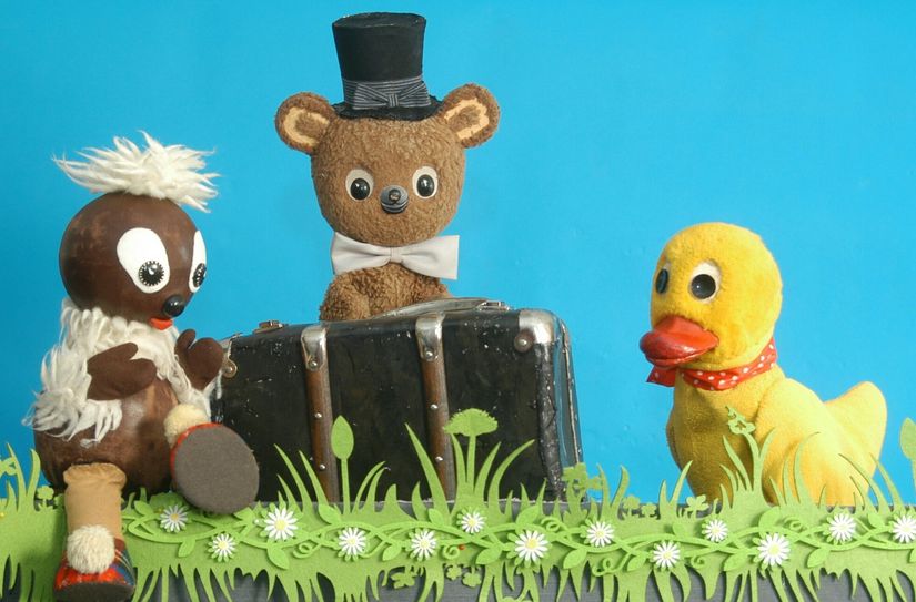 Pittiplatsch, Mischka und Schnatterinchen sind am 7. April in der Herderhalle zu erleben.