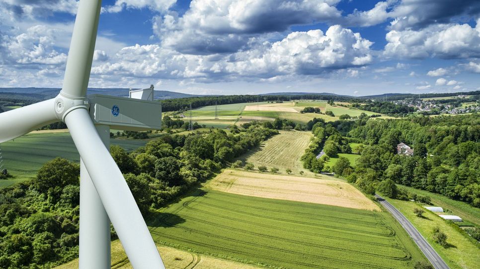Fotorealistische Darstellung der GE-Anlage. Foto: GE Renewable Energy
