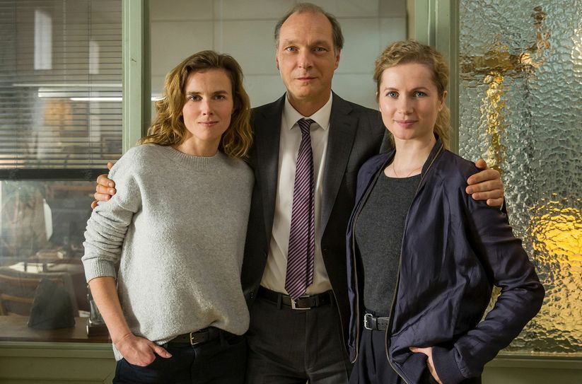 Karin Hanczewski, Martin Brambach und Cornelia Gröschel sind das neue Tatort-Team.            Foto: MDR