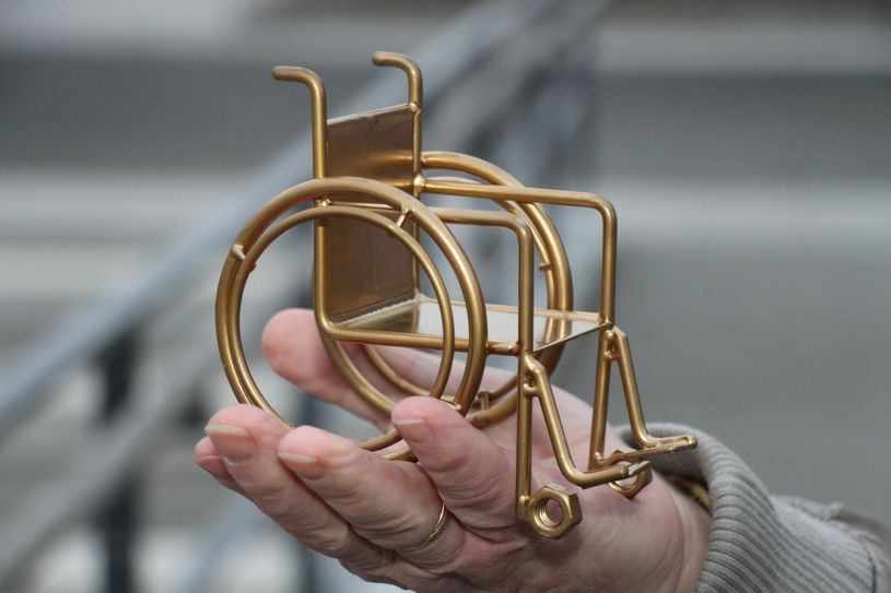Der »Goldene Rollstuhl«. Foto: sts